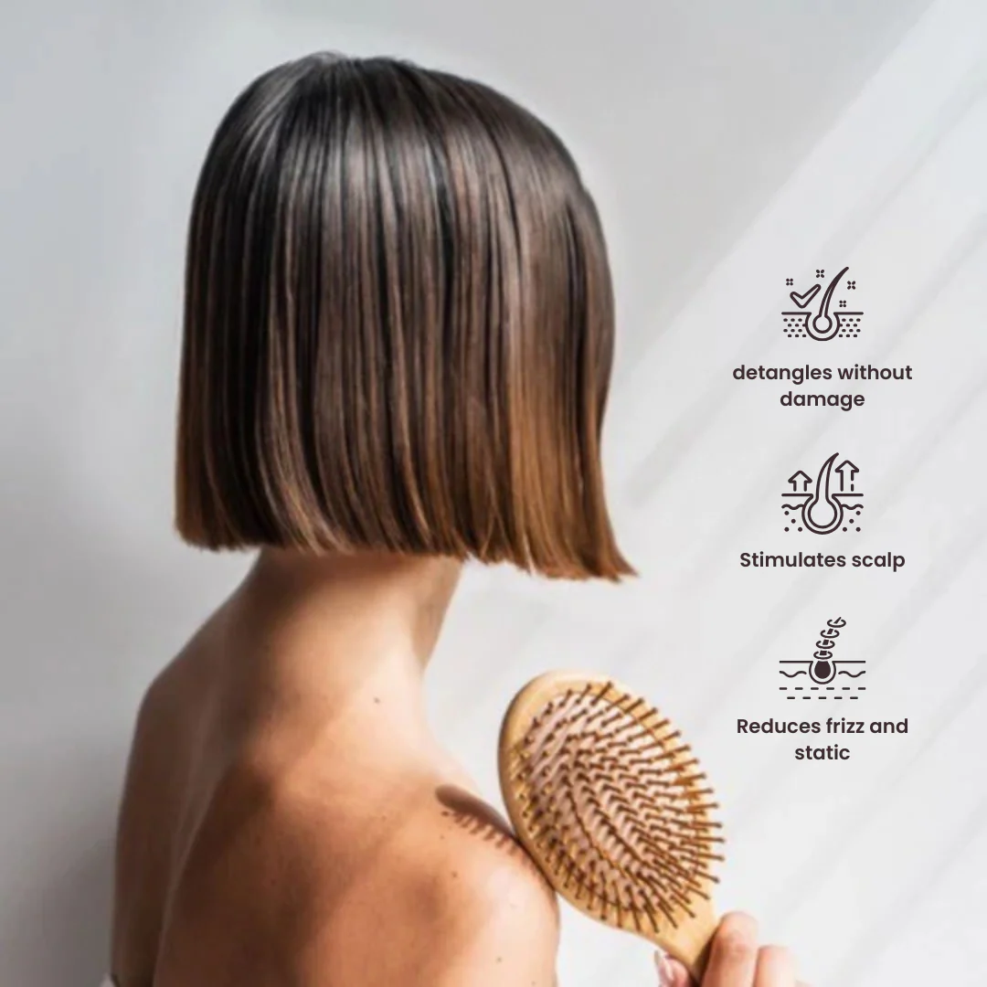 Bamboo Hair Brush - Image 3