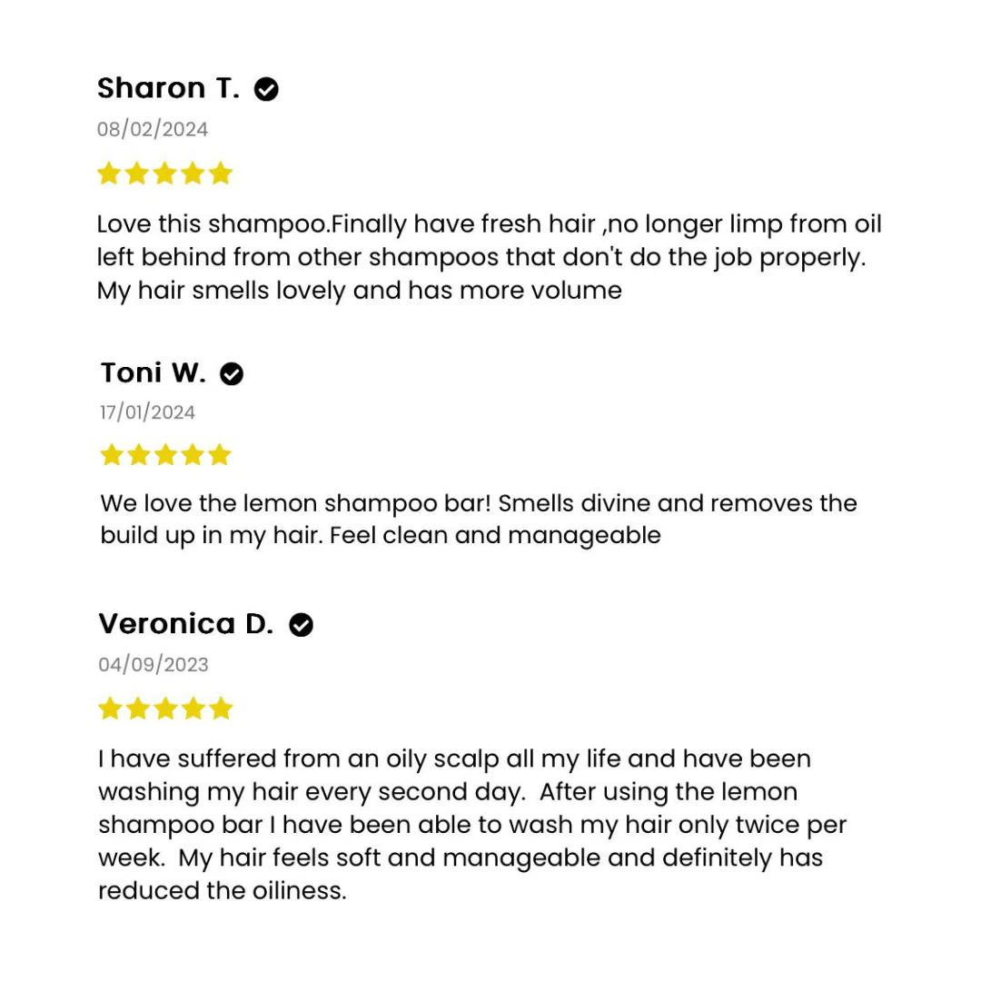 Lemon Shampoo Bar - Image 5